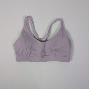 PrAna Sports Bra Small Lavender Strappy Yoga Pilates